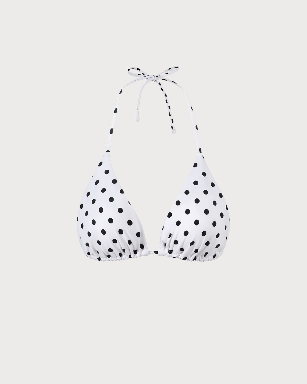 The Polka Dot Triangle Bikini Top Bikinis - RIHOAS