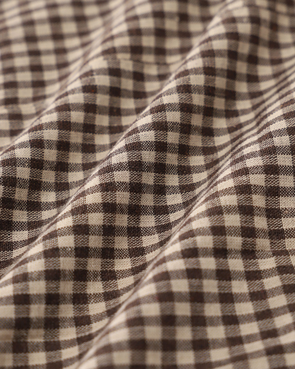 Brown Plaid Single Breasted Vest