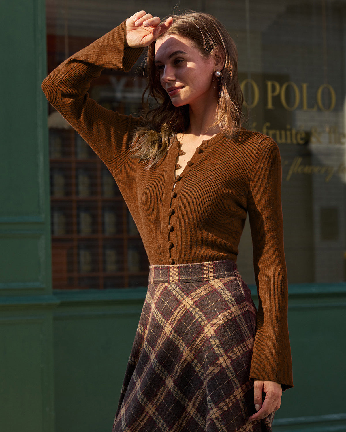 Women Knitted Nylon Viscose blended Sweaters Tops - RIHOAS