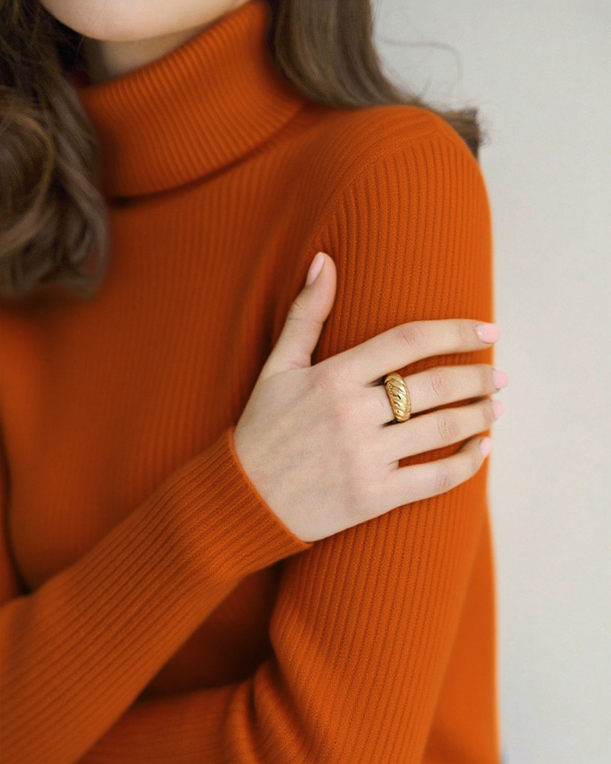 Women's Knit Viscose Pullover Sweater Tops - RIHOAS