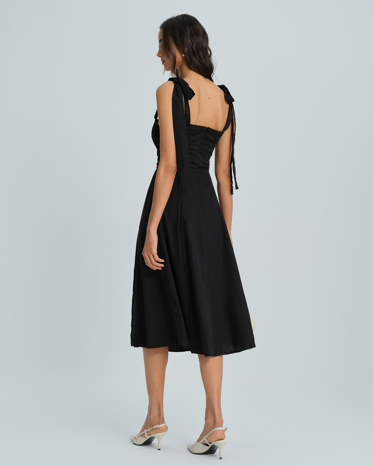 Women's Knitted Polyester Midi Dress Dresses - RIHOAS