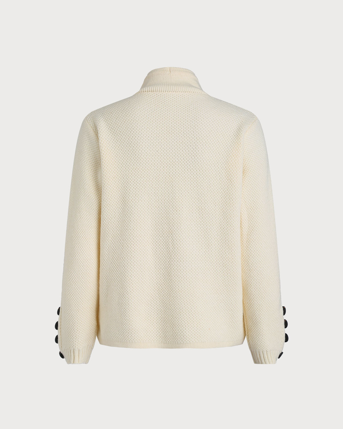 Women's Knitted Polyester Sweater Tops - RIHOAS