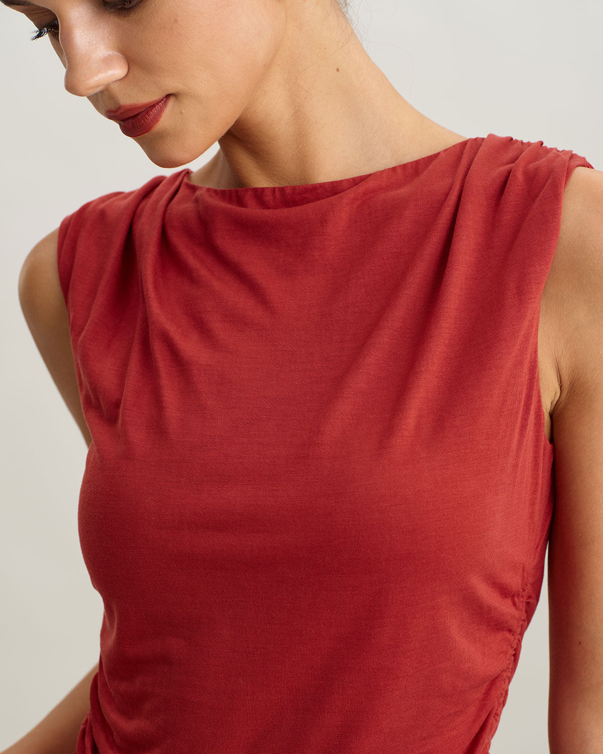 Women's Knitted Tencel Tank Tops Tops - RIHOAS
