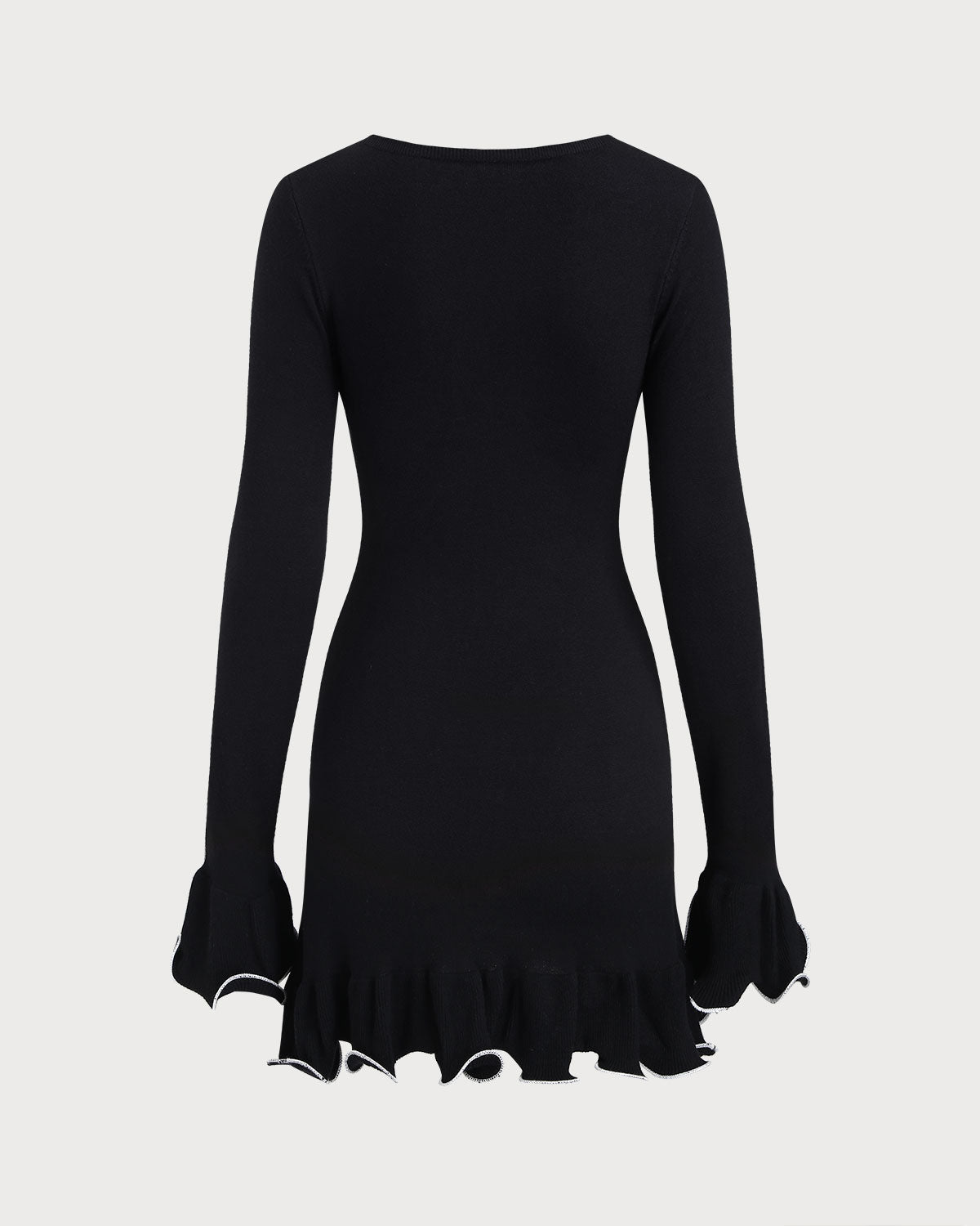 Women's Knitted Viscose Sweater Dress Dresses - RIHOAS