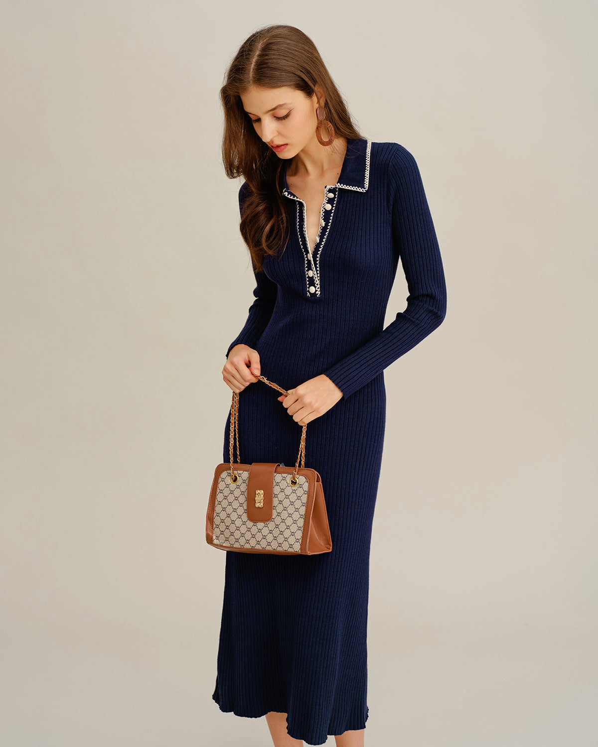 Women's Knitted Viskose Dresses Dresses - RIHOAS