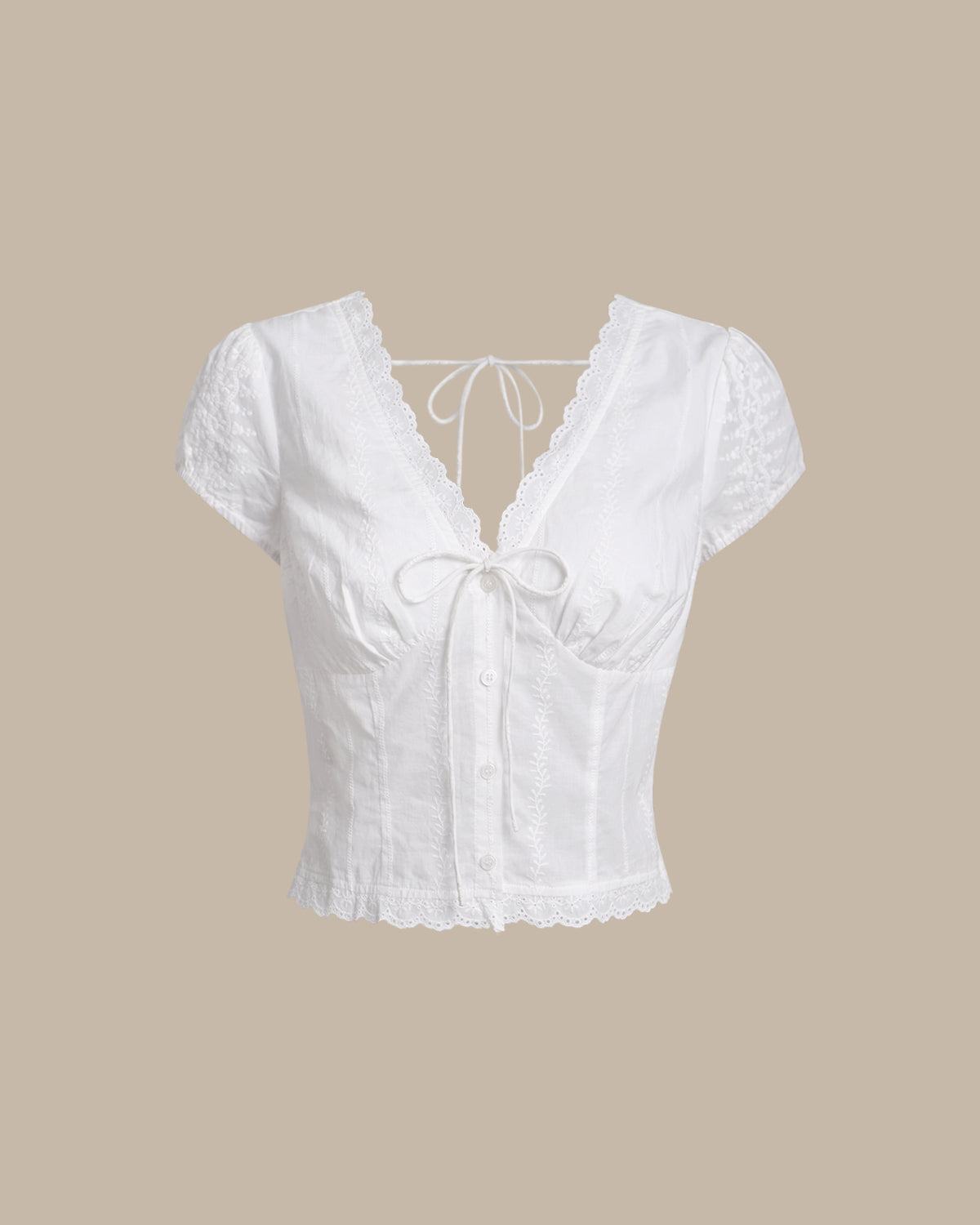 Women's Woven Cotton Shirt Tops - RIHOAS