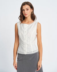 Women's Woven Cotton Vest Tops - RIHOAS