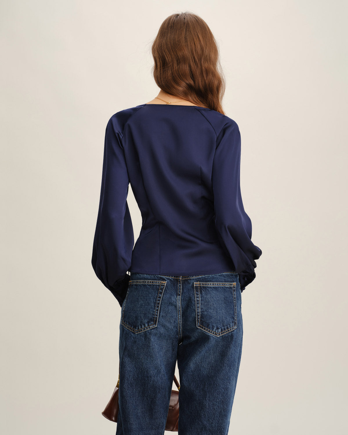 Women's Woven Polyester Blouses Tops - RIHOAS