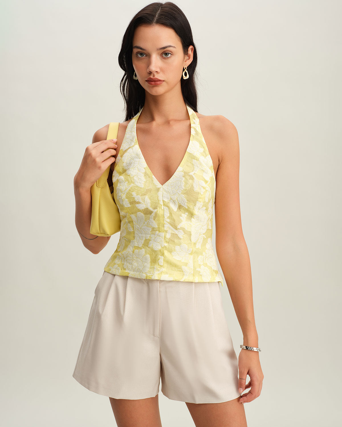 Women's Woven Polyester Camis Tops - RIHOAS