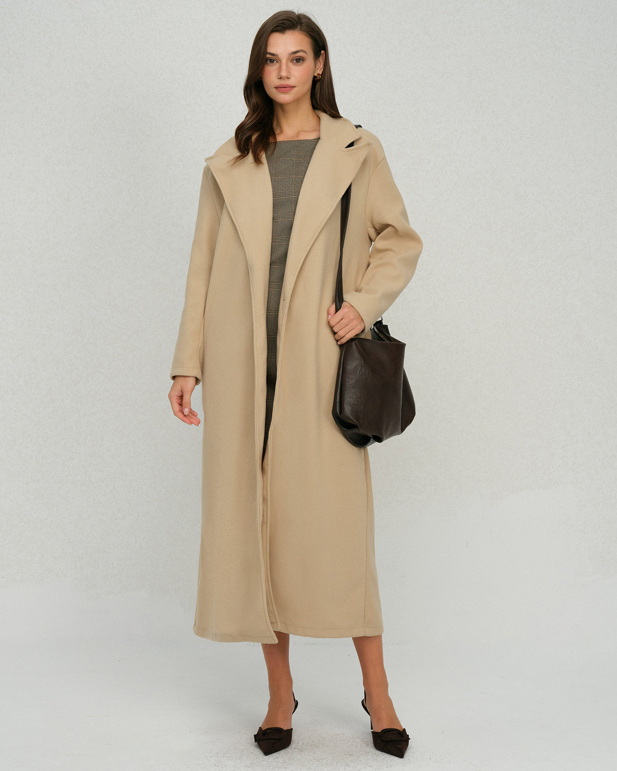 Women's Woven Polyester Coat Outerwear - RIHOAS