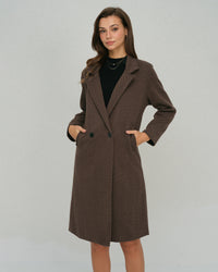 Women's Woven Polyester Coat Outerwear - RIHOAS