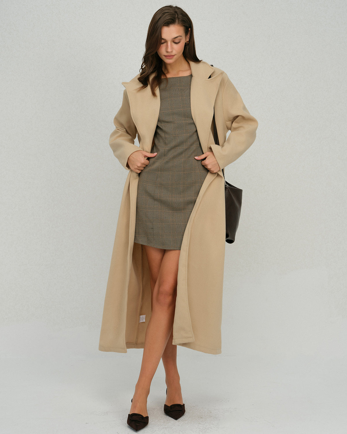 Women's Woven Polyester Coat Outerwear - RIHOAS