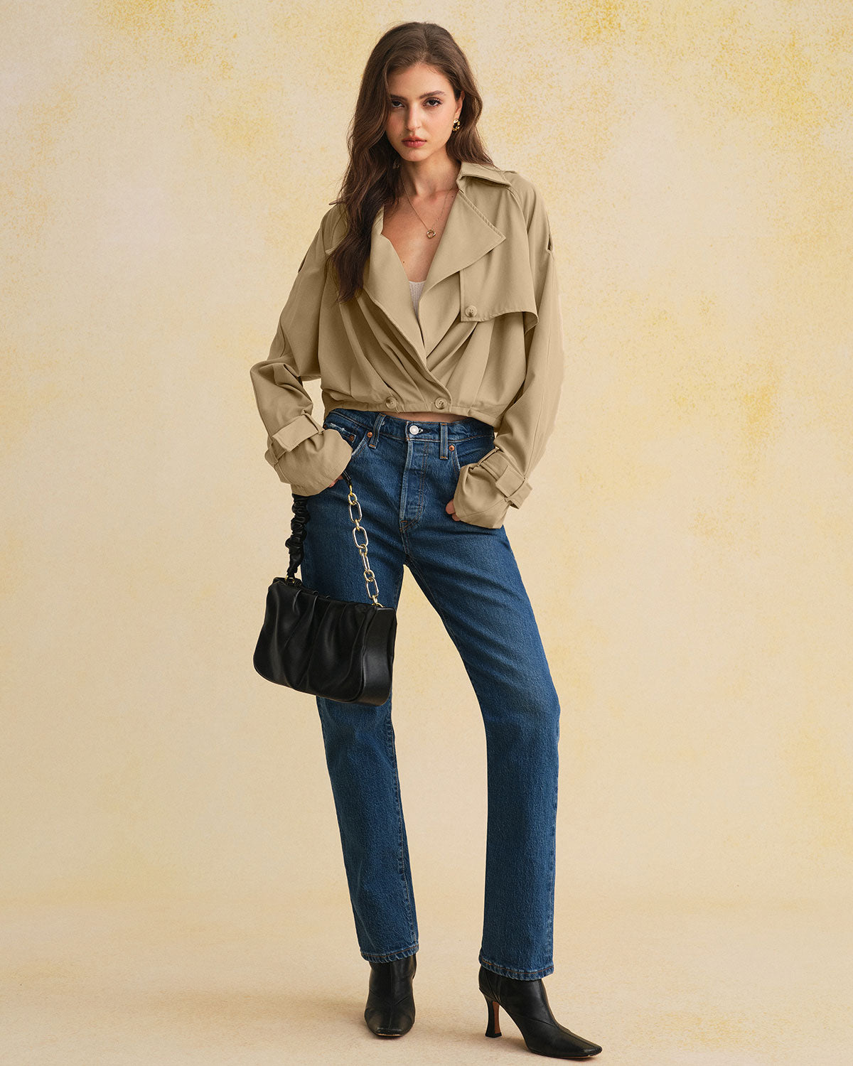 Women's Woven Polyester Jacket Outerwear - RIHOAS