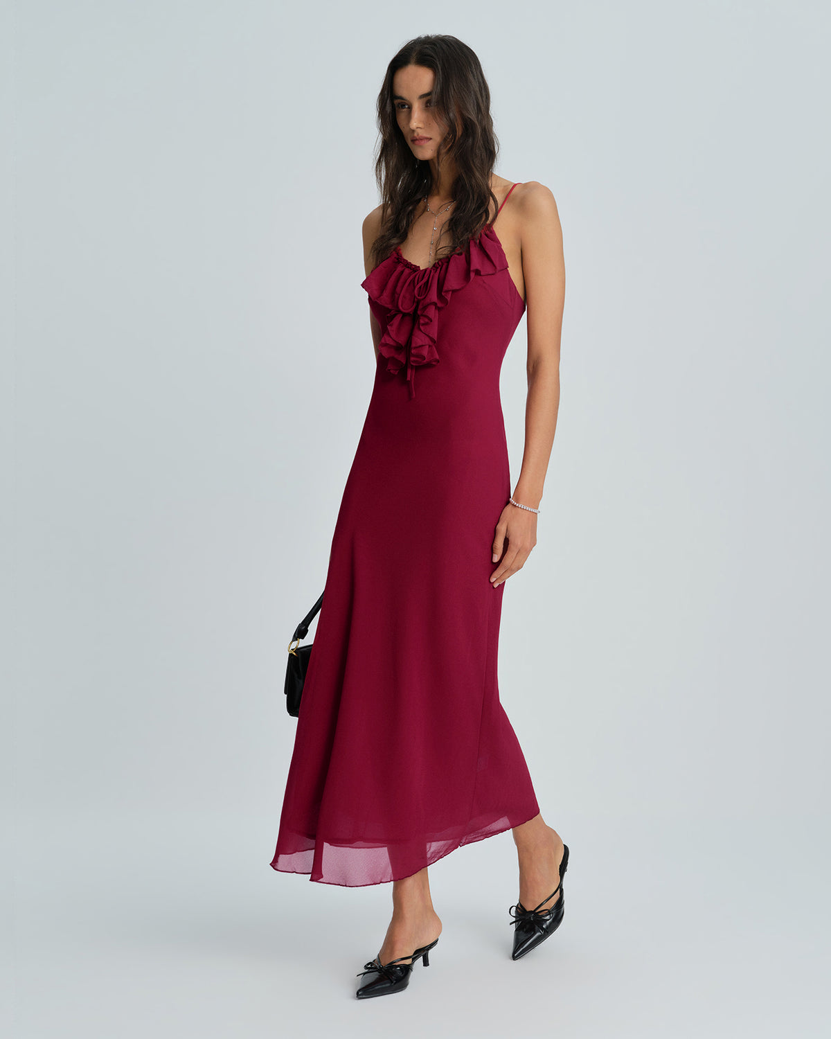 Women's Woven Polyester Maxi Dress Dresses - RIHOAS