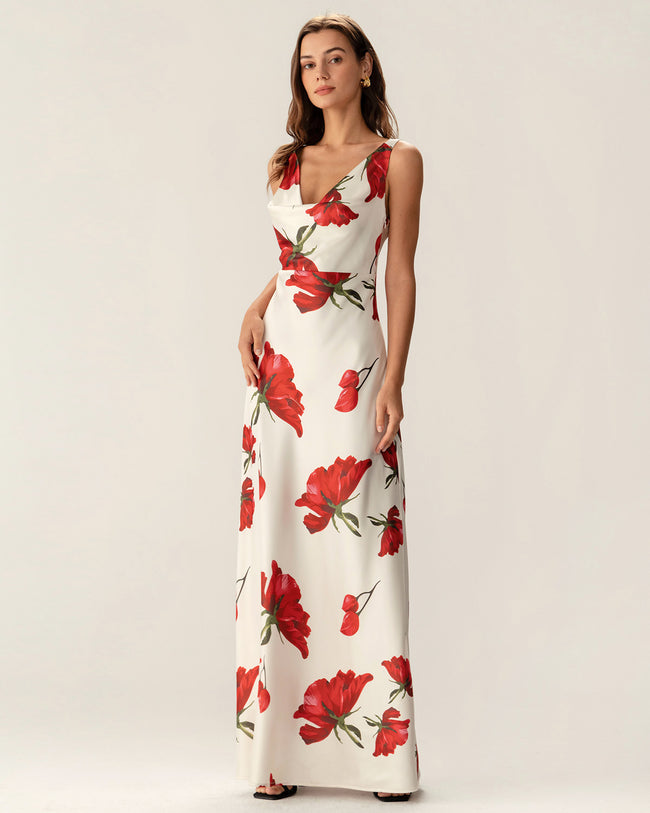 Women's Woven Polyester Maxi Dresses Dresses - RIHOAS