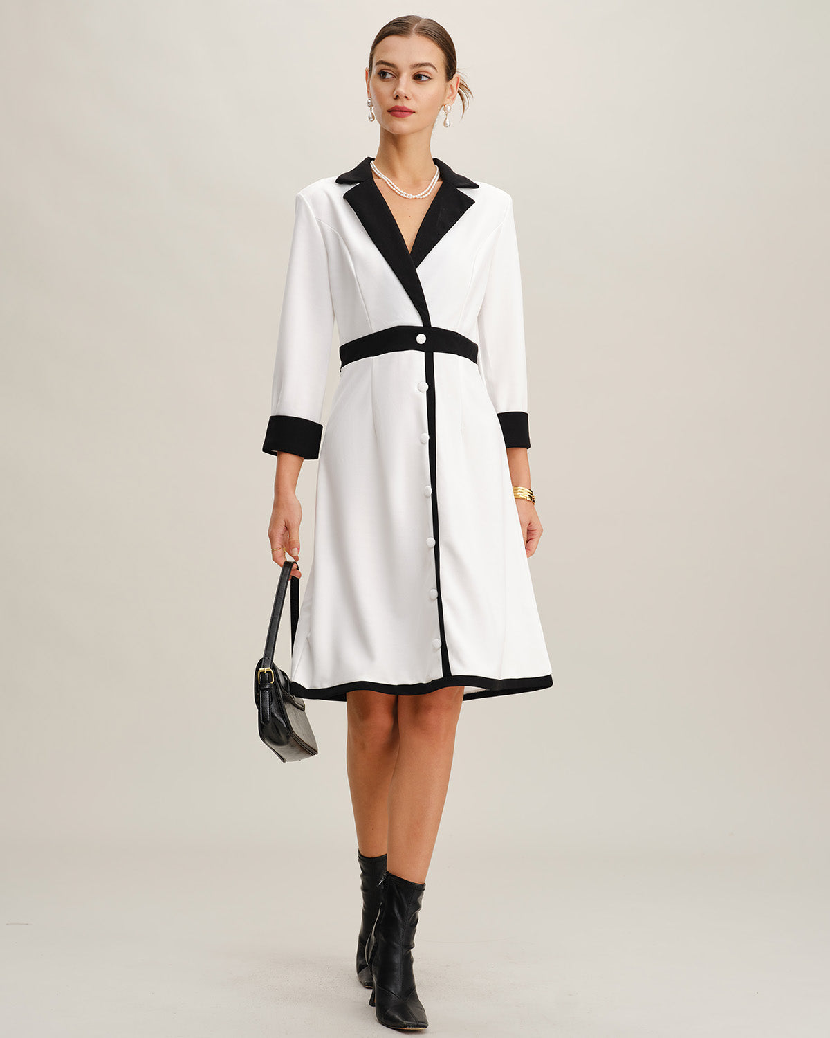 Women's Woven Polyester Mid-length Dresses Dresses - RIHOAS