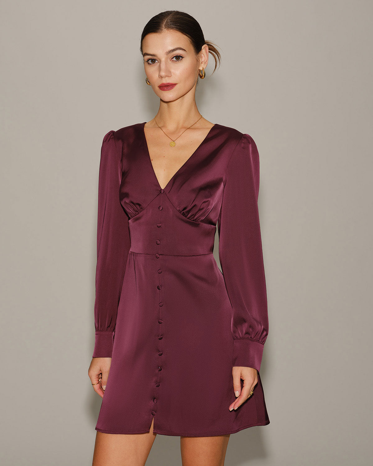 Women's Woven Polyester Mini Dress Dresses - RIHOAS