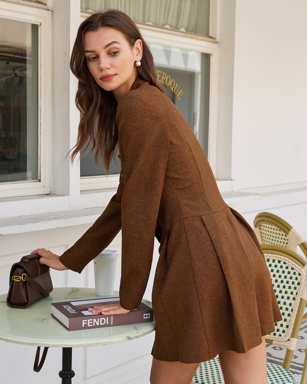 Women's Woven Polyester Mini Dress Dresses - RIHOAS