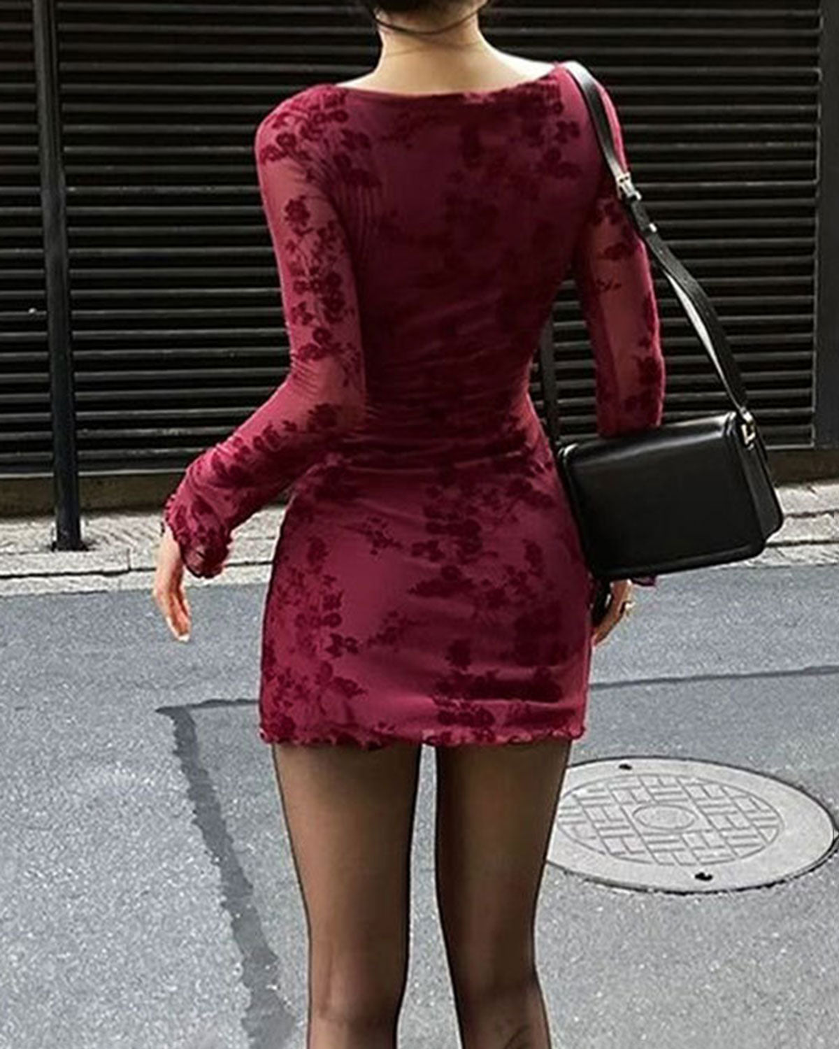 Women's Woven Polyester Mini Dresses Dresses - RIHOAS